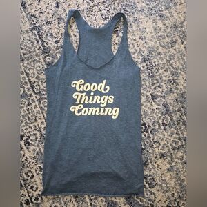 Women's Gray Tank Top - Good Things Coming
